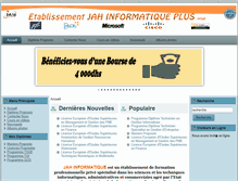 Tablet Screenshot of jahinformatique.com